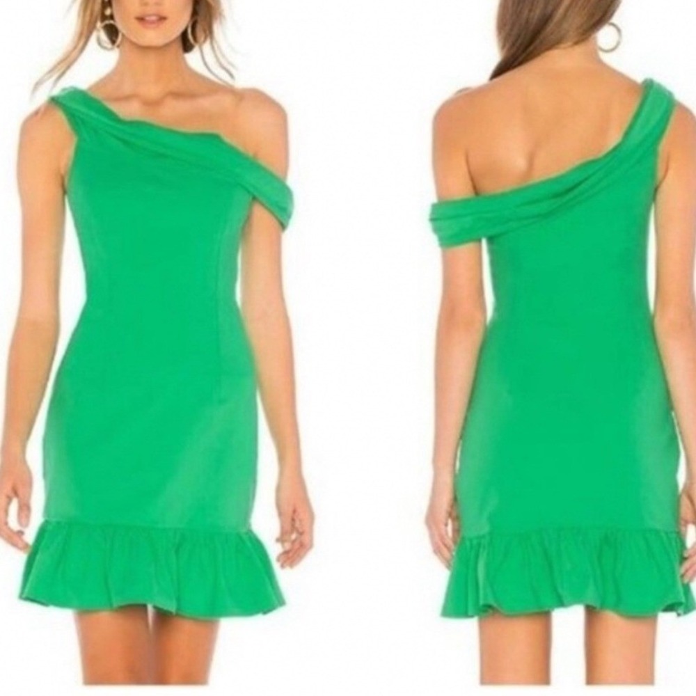 Revolve NBD Full Disclosure Kelly Green Mini Dress,Small, Cocktail Party Wedding